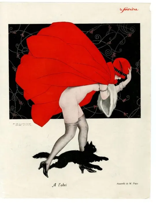 Framed Print : France Le Sourire Magazine Plate