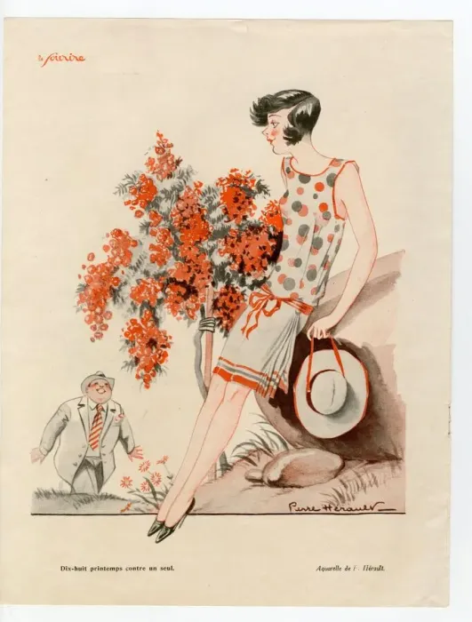 Framed Print : France Le Sourire Magazine Plate