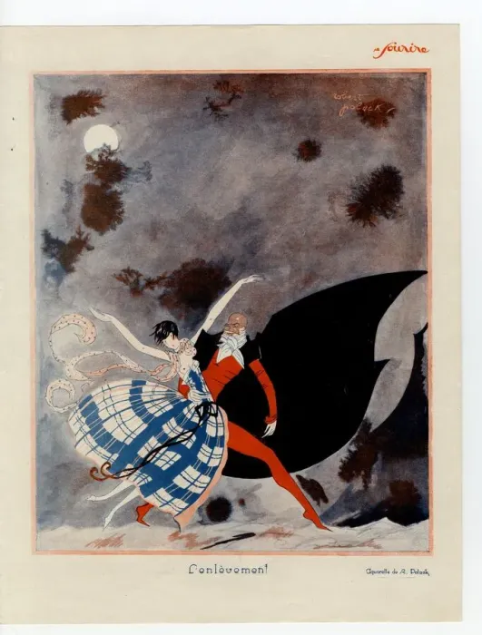 Framed Print : France Le Sourire Magazine Plate