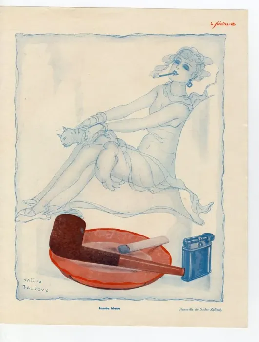 Framed Print : France Le Sourire Magazine Plate