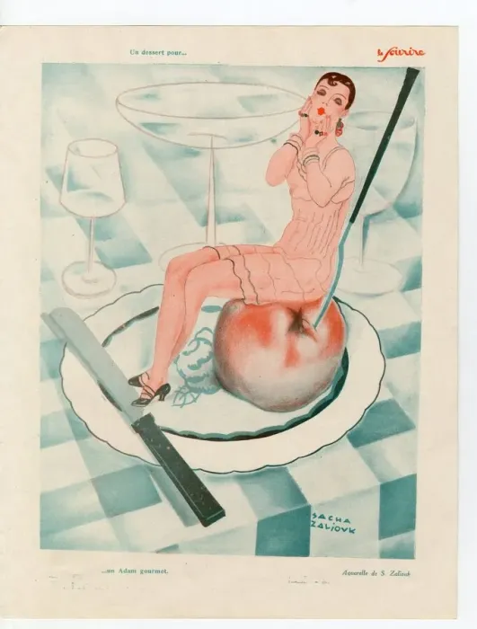 Framed Print : France Le Sourire Magazine Plate