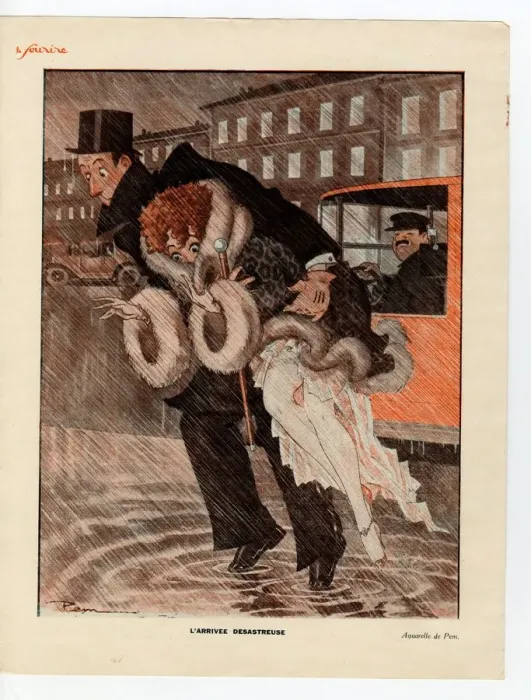 Framed Print : France Le Sourire Magazine Plate