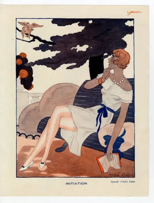 Framed Print : France Le Sourire Magazine Plate Framed Print : France Le Sourire Magazine Plate