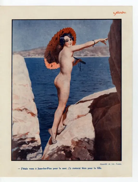 Framed Print : France Le Sourire Magazine Plate
