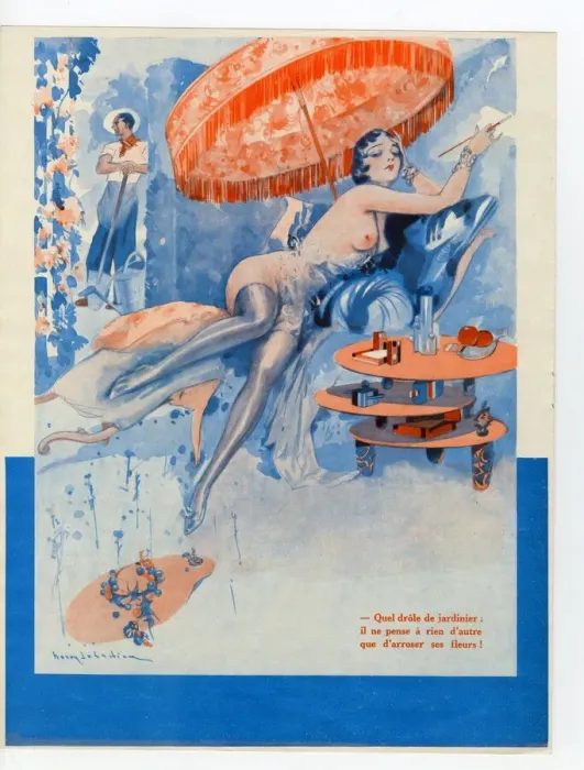 Framed Print : France Le Sourire Magazine Plate