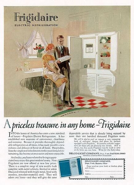 Frigidaire 1926 1920s USA cc fridges appliances refridgerators refrigerators kitchens