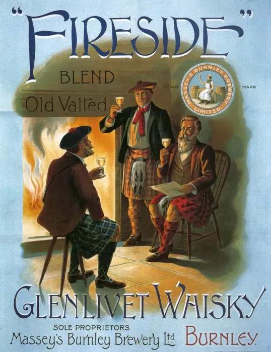 Framed Print : Glenlivet 1904 1900s UK whisky alcohol whiskey advert Scotch Scottish fireplaces Framed Print : Glenlivet 1904 1900s UK whisky alcohol whiskey advert Scotch Scottish fireplaces