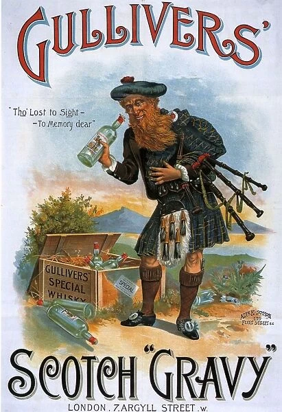 Gulliver's 1899 1890s UK whisky alcohol whiskey advert Gullivers Scotch Scottish