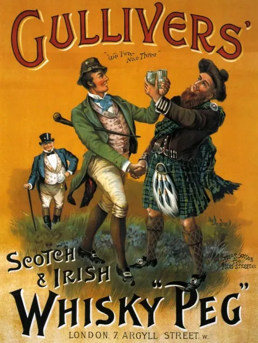 Framed Print : Gullivers 1899 1890s UK whisky alcohol whiskey advert Gullivers Scotch Scottish Framed Print : Gullivers 1899 1890s UK whisky alcohol whiskey advert Gullivers Scotch Scottish