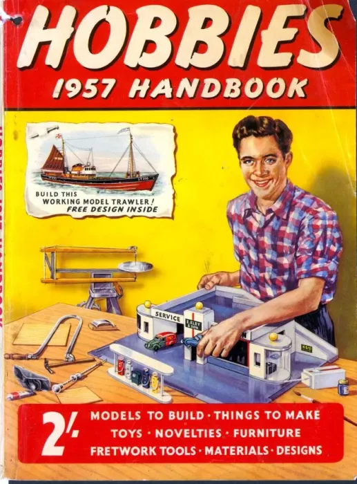 Framed Print : Hobbies 1957 1950s UK diy magazines do it yourself Framed Print : Hobbies 1957 1950s UK diy magazines do it yourself