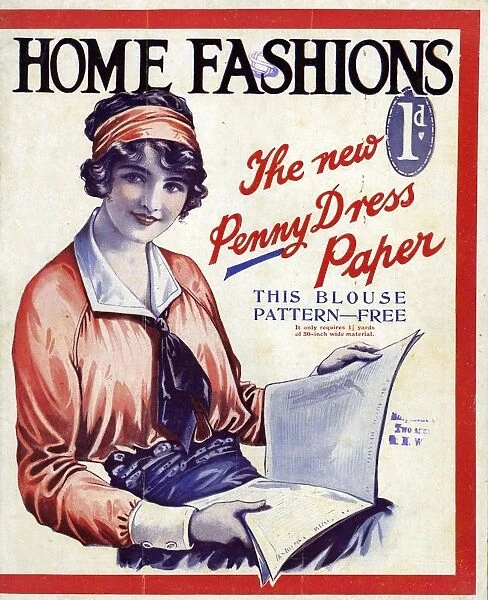 Home Fashion 1920s UK womens first issue portraits magazines