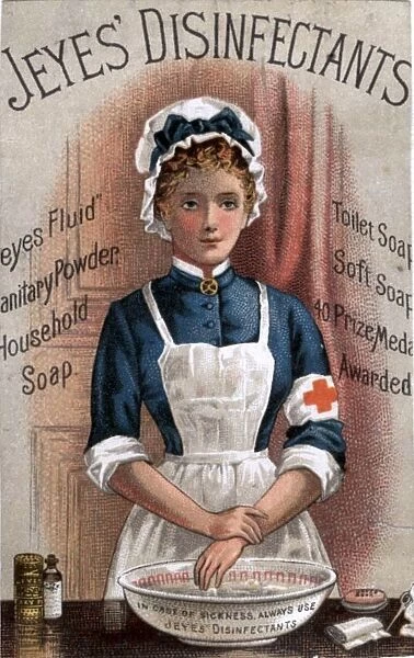 Jeyes 1890s UK nurses disinfectant medical medicine