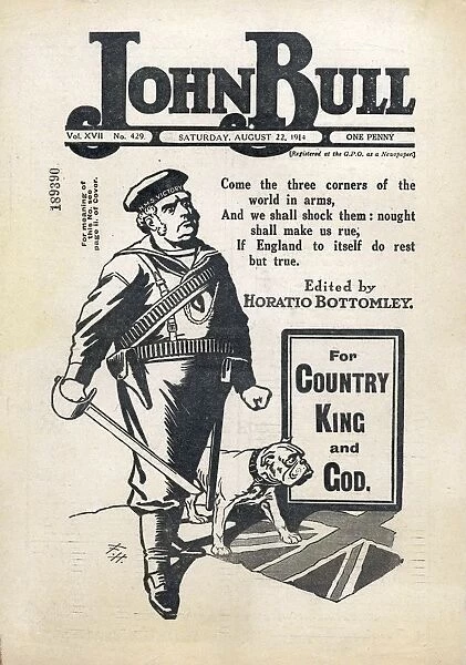 John Bull 1914 1910s UK patriotism patriots magazines