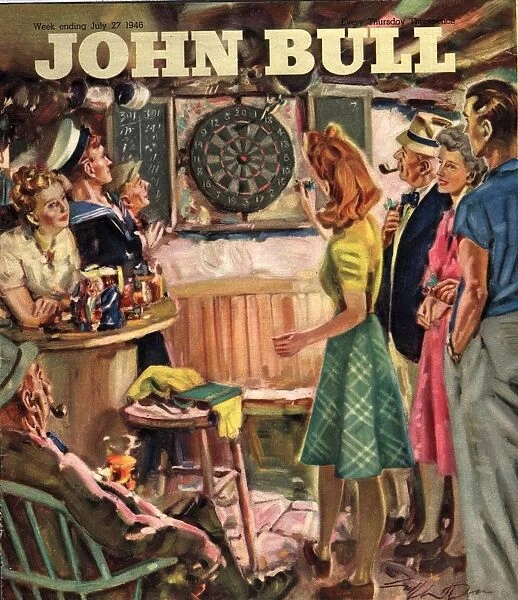 John Bull 1946 1940s UK darts magazines pubs