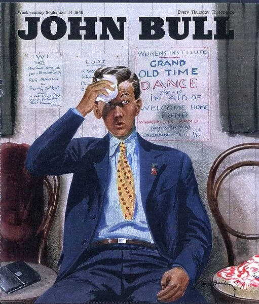 John Bull 1946 1940s UK tired exhausted demob womens institute magazines
