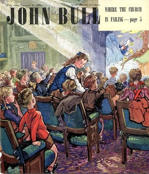 John Bull 1947 1940s UK saturday morning cinema films pictures at the donald duck