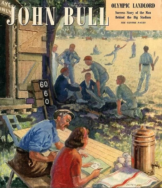 John Bull 1948 1940s UK cricket magazines