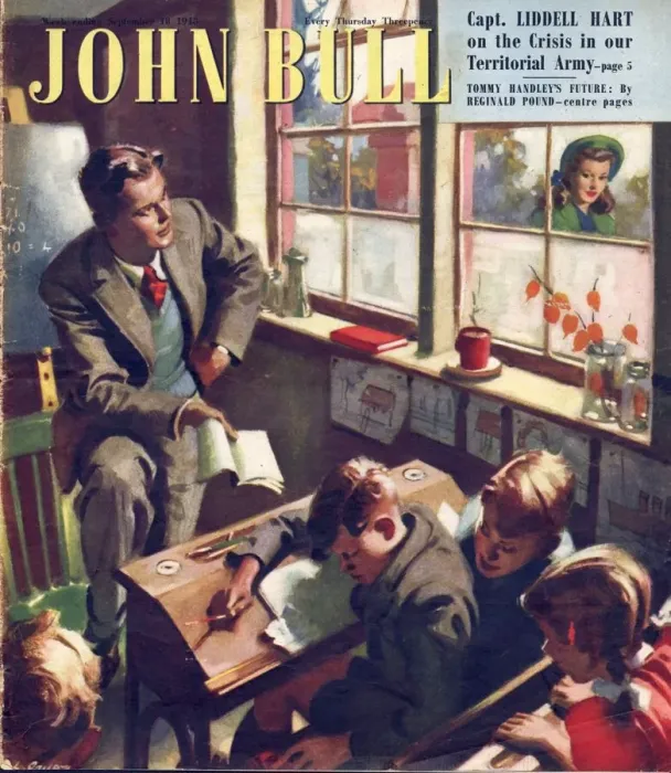 Framed Print : John Bull 1948 1940s UK schools teachers classrooms Framed Print : John Bull 1948 1940s UK schools teachers classrooms