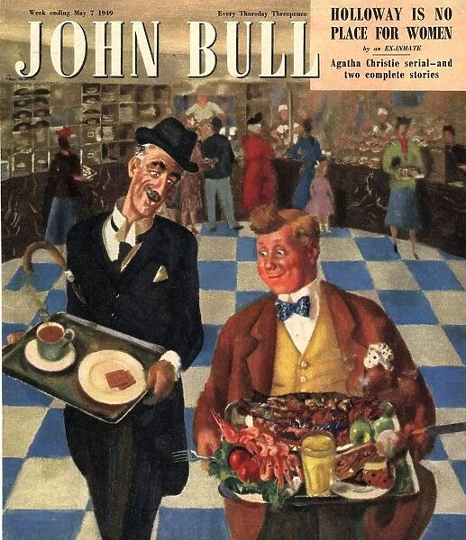 John Bull 1949 1940s UK diets slimming weight loss magazines