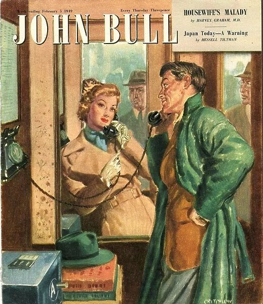 John Bull 1949 1940s UK love magazines