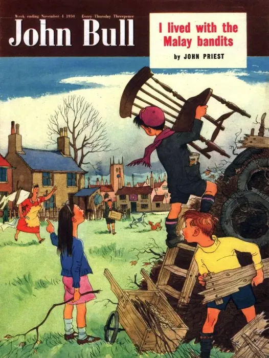 Framed Print : John Bull 1950 1950s UK guy fawkes fireworks bonfires magazines Framed Print : John Bull 1950 1950s UK guy fawkes fireworks bonfires magazines