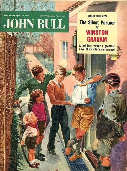 John Bull 1950s UK broken arms disasters accidents magazines