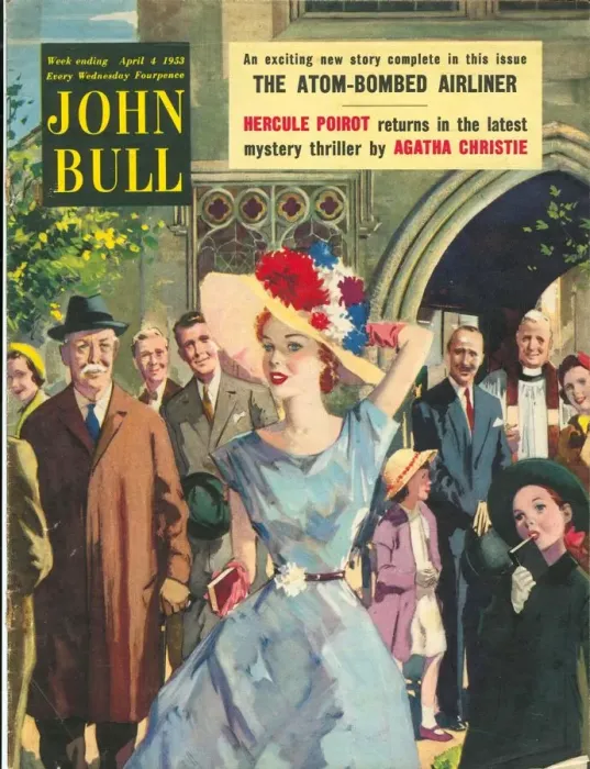 Framed Print : John Bull 1950s UK churches womens hats easter magazines Framed Print : John Bull 1950s UK churches womens hats easter magazines
