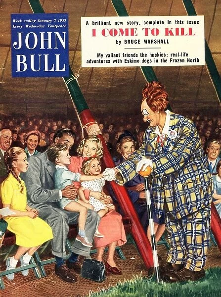 John Bull 1950s UK clowns magazines
