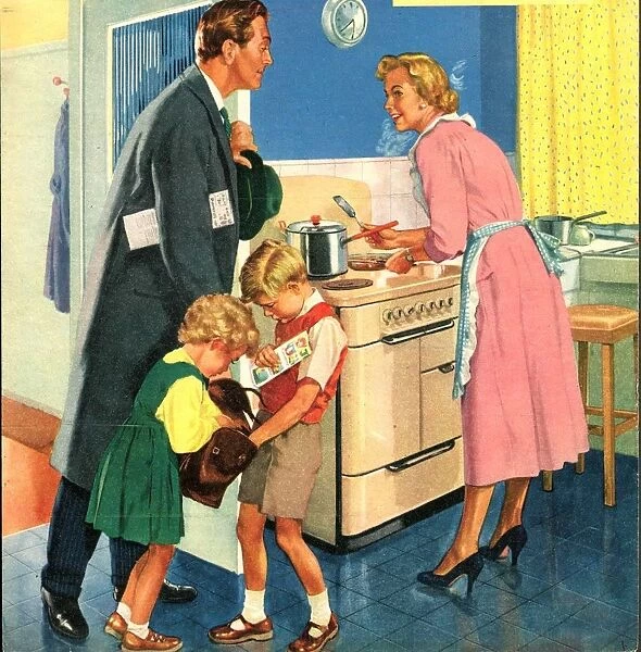 John Bull 1950s UK cooking kitchens housewives