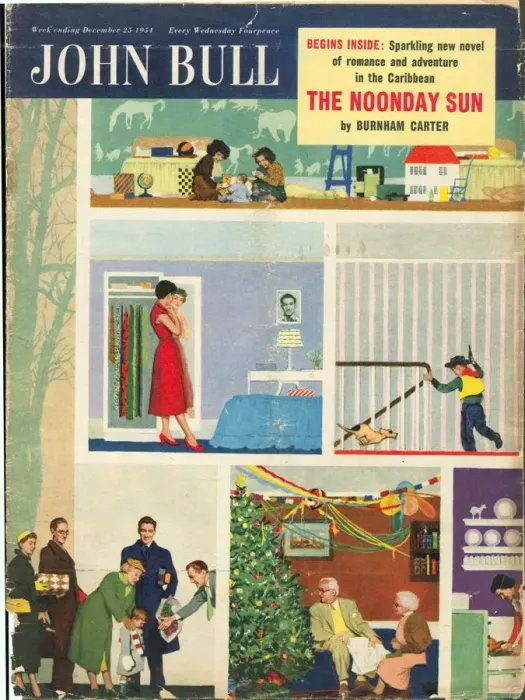 Framed Print : John Bull 1950s UK covers magazines