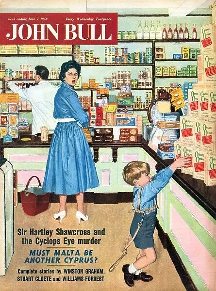 John Bull 1950s UK disasters shopping magazines