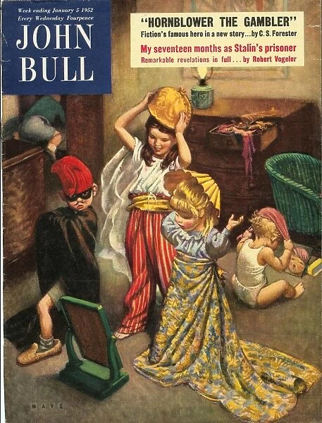 John Bull 1950s UK dressing up fancy dress games magazines