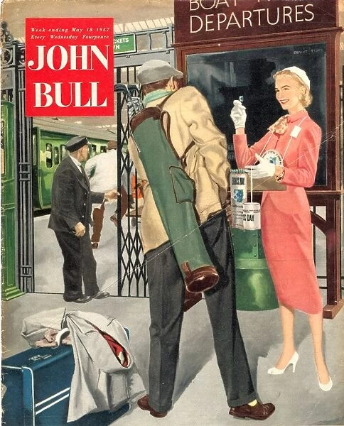 John Bull 1950s UK golf collecting tin magazines
