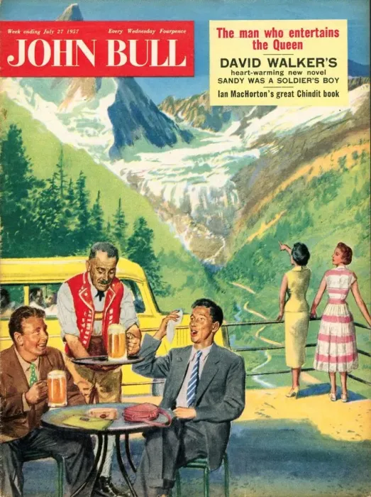 Framed Print : John Bull 1950s UK holidays alpine mountains magazines Framed Print : John Bull 1950s UK holidays alpine mountains magazines