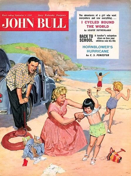 John Bull 1950s UK holidays expressions beaches seaside sea inflatables tyres seaside