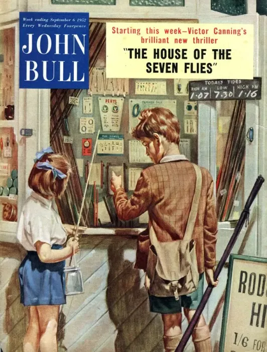Framed Print : John Bull 1950s UK holidays fishing magazines Framed Print : John Bull 1950s UK holidays fishing magazines