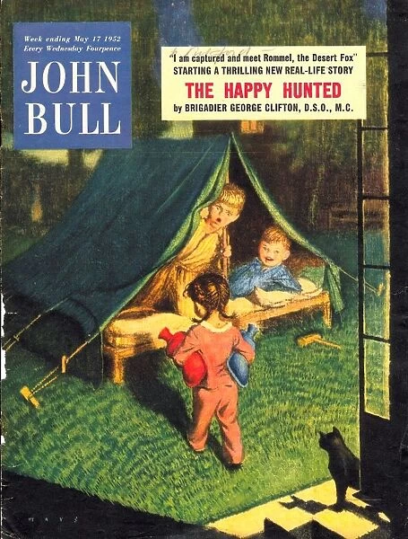 John Bull 1950s UK holidays tents camping hot water bottles adventures magazines