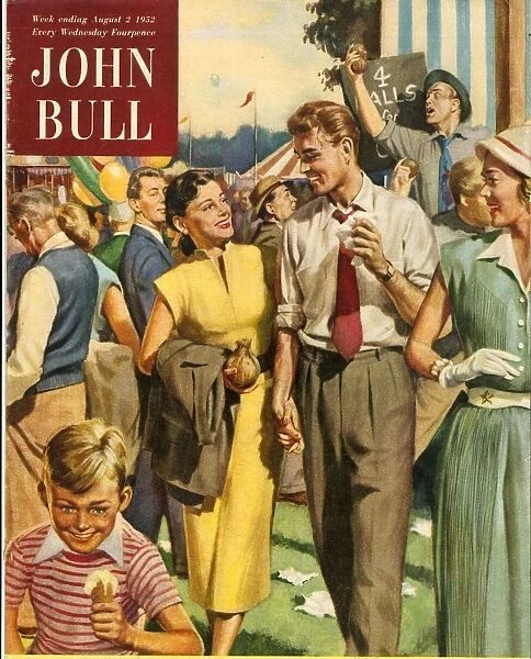 John Bull 1950s UK love fairs magazines funfairs