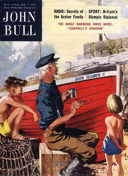 John Bull 1950s UK nautical fishing boats magazines