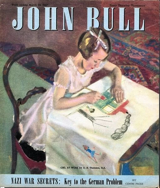 John Bull 1950s UK painting drawing magazines