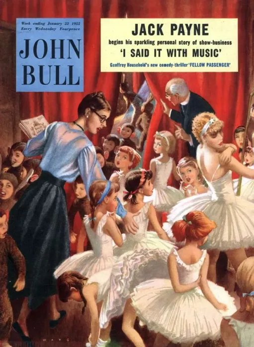 Framed Print : John Bull 1950s UK pantomimes school plays churches hall ballet magazines dancing Framed Print : John Bull 1950s UK pantomimes school plays churches hall ballet magazines dancing