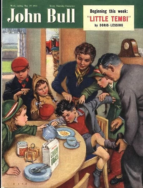 John Bull 1951 1950s UK naughty children schools siblings magazines