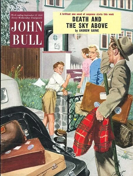 John Bull 1953 1950s UK holidays disasters cancelling milk papers newspapers magazines