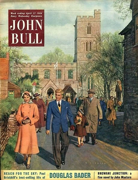 John Bull 1954 1950s UK churches villages magazines family