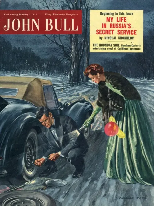 Framed Print : John Bull 1955 1950s UK motoring flat tyre magazines disasters cars Framed Print : John Bull 1955 1950s UK motoring flat tyre magazines disasters cars