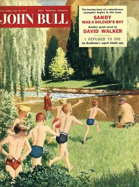 John Bull 1957 1950s UK swimming sports magazines