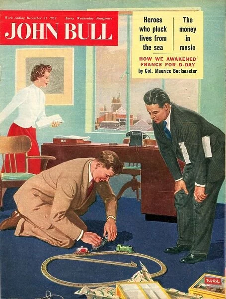 John Bull 1957 1950s UK trains hobbies magazines