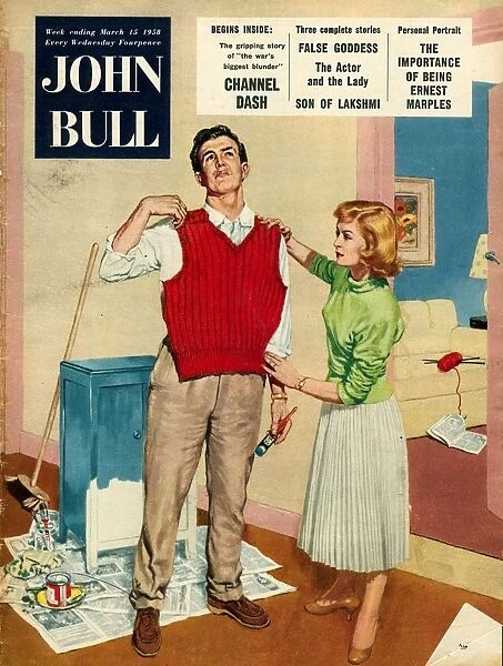 John Bull 1958 1950s UK decorating tank tops diy magazines clothing clothes do it