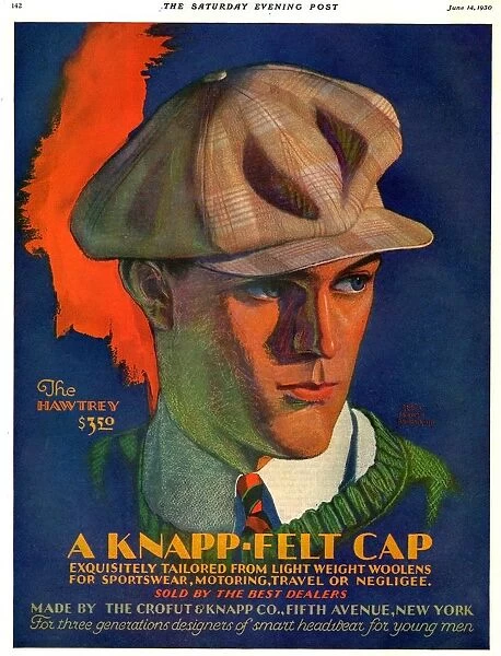 Knapp-Felt 1930s USA mens hats portraits caps