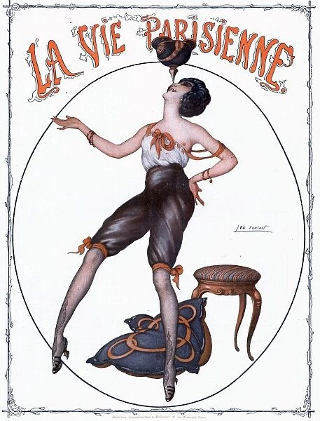 La Vie Parisienne 1910s France glamour erotica underwear magazines by Leo Fontan womens